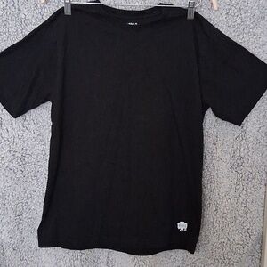 Buffalo David Bitton Black Short Sleeve Tee with Logo